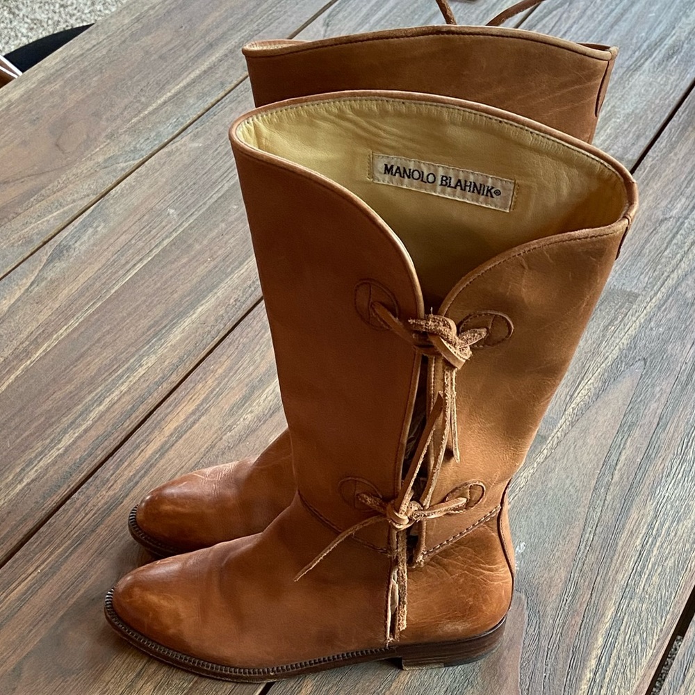Manolo Blahnik Cowboy Boots